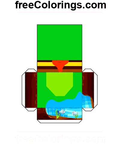 Vulkan Diorama del 2 fargelegge