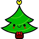 Árbol de Navidad Kawaii