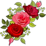 Rose dekorasjon