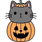 Halloween katt