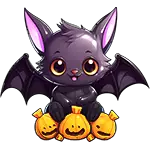Morcego de Halloween